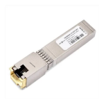 1000BASE-T SFP, rate adapting transceiver, for 10G ports